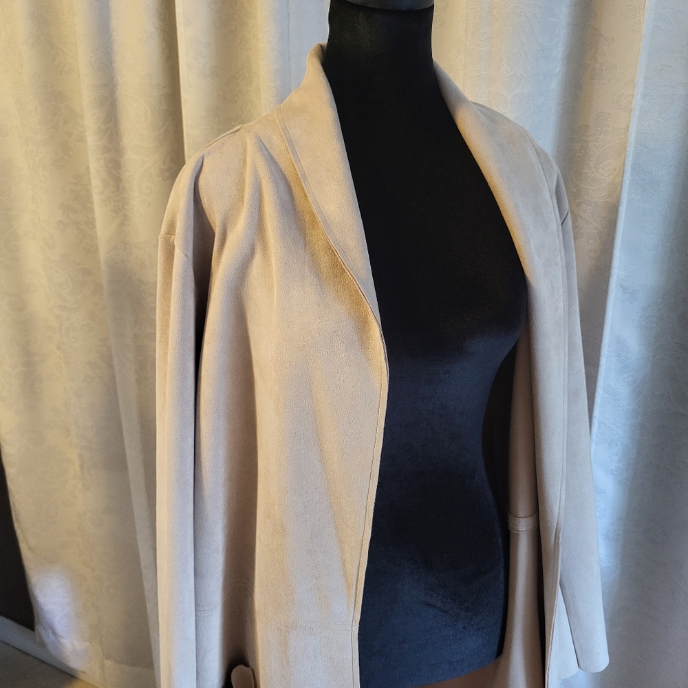 Primary Women Cardigan, Jacket, Size 14, Color Cream, Minimalist, Lagenlook